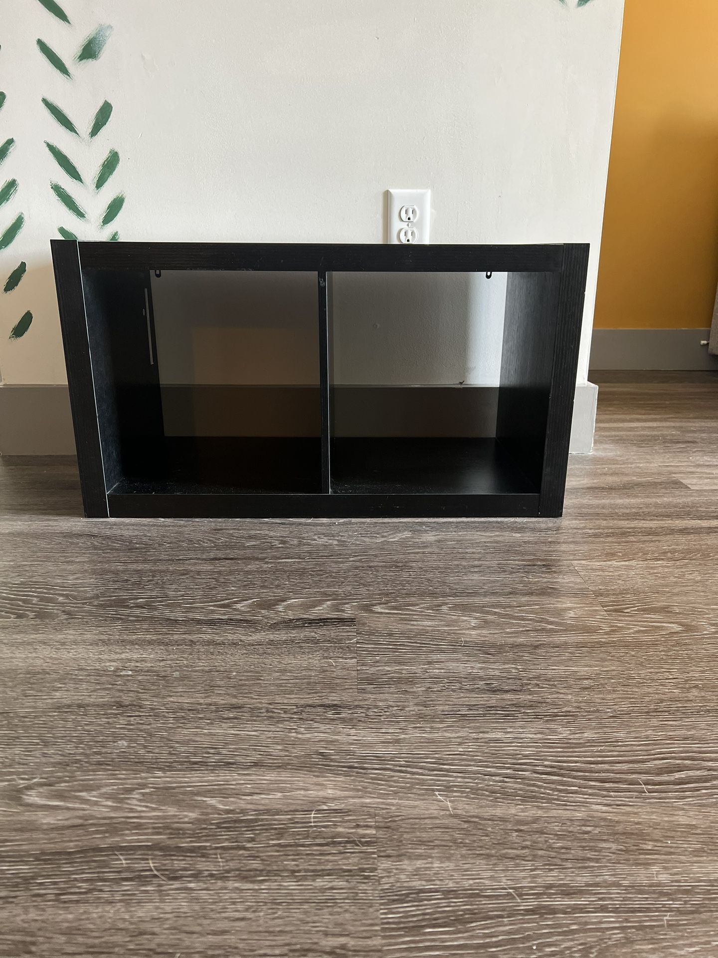 Black Hanging Wall Shelf