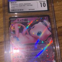 Graded Pokémon Mew Ex Cgc 10