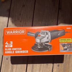 Warrior 4.3 Amp 4-1/2 in. Angle Grinder with Slide Switch