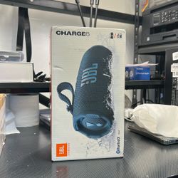 JBL Charge 6 Portable Bluetooth Speaker — brand new factory sealed. Powerful sound with deep bass and rugged waterproof design. Perfect for home, gara
