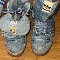 jeremy scott x adidas js wings 'denim’ (used)