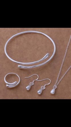 Sterling silver 4 piece set! Brand new! Amazing gift!
