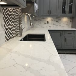 kitchen cabinets and bathroom 