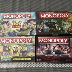 Monopoly Games (Brand New)