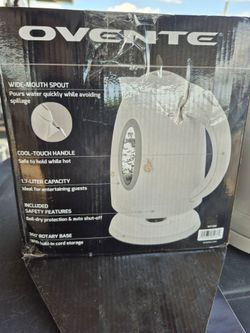 White electric kettle 1.7 liter