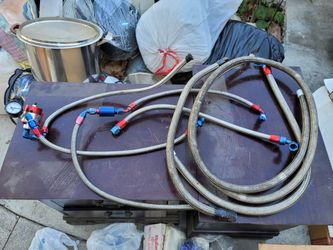 Racing Fuel Lines With Fitting