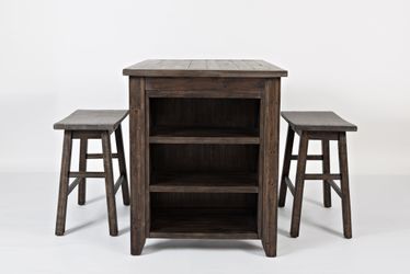 Madison County Barnwood 3pc Counter Set