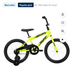 Huffy 18 in. Rock It Neon Powder Yellow Kids Bike 