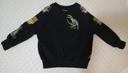 Rock Your Kid Black Skate/Dino Graphic Sweatshirt – Size 2
