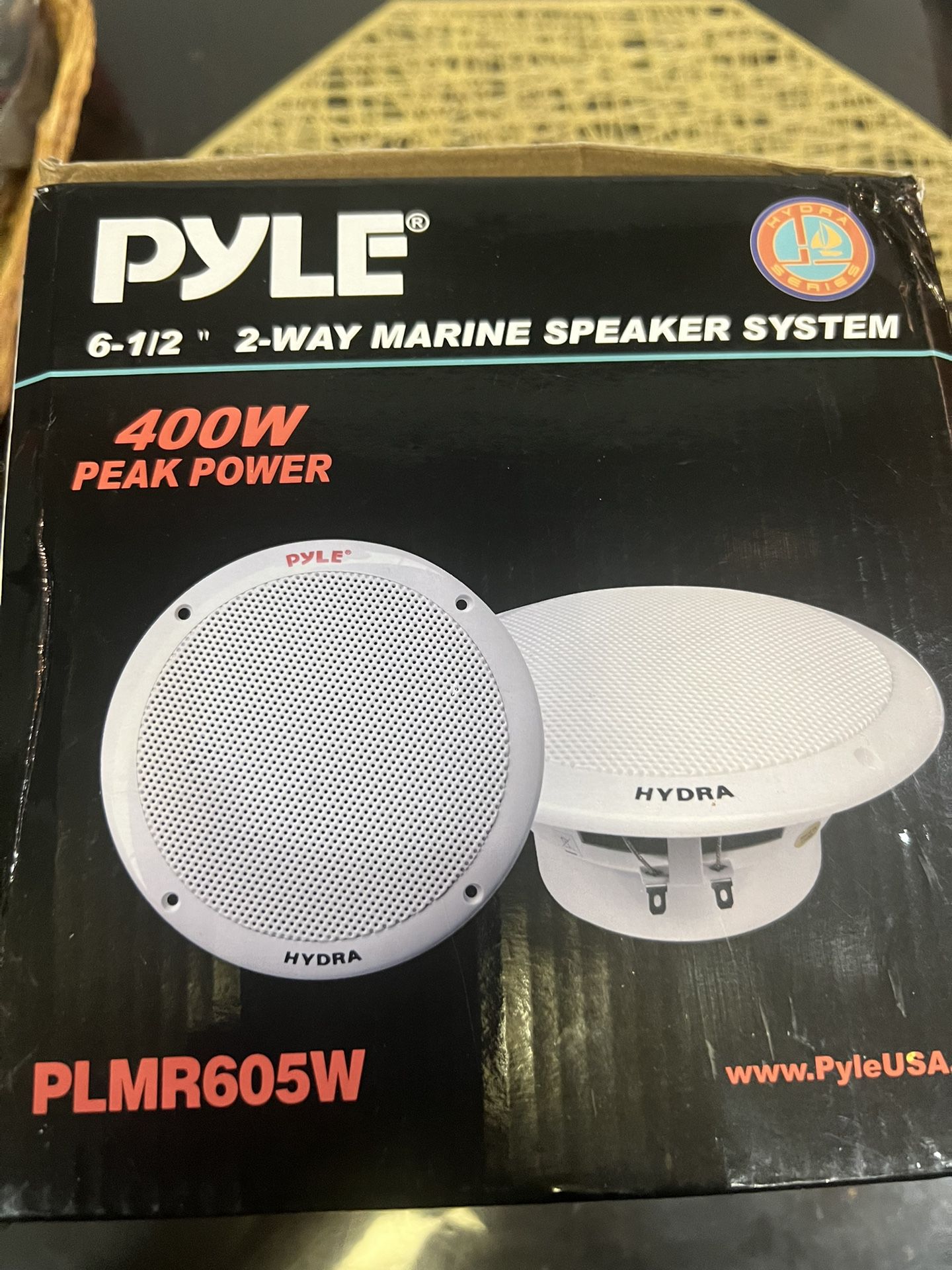 Pyle 6-1/2   2 Way Marine Speaker System 