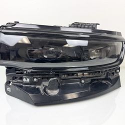 2022-2024 JEEP GRAND WAGONEER LEFT LH SIDE LED BLACK HEADLIGHT Oem