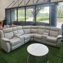 Power Recliner Sectional / Seccional reclinable eléctrico