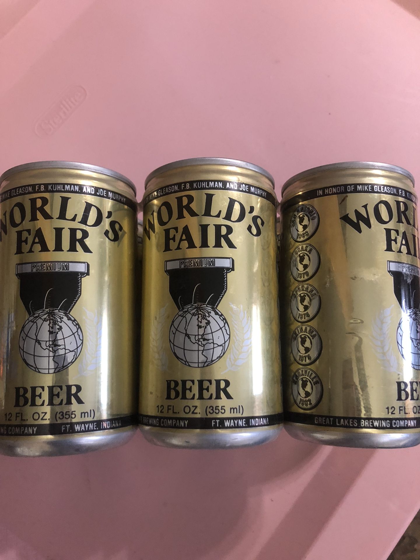 World Fair Cans