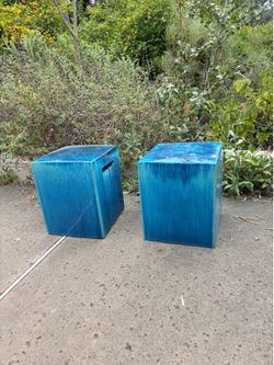 FREE! 2 Ceramic Side Tables/Stools
