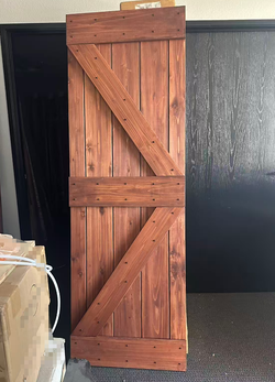 28''x84'' Solid Wood Sliding Barn Door