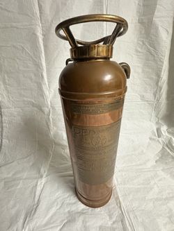 Red Star Antique Fire Extinguisher 