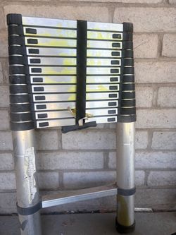 llapsible aluminum telescoping extension ladder