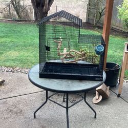 Spacious Bird Or Small Animal Cage 