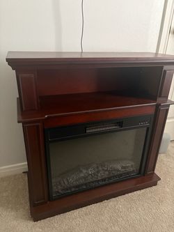 Electric fireplace stand - like new condition