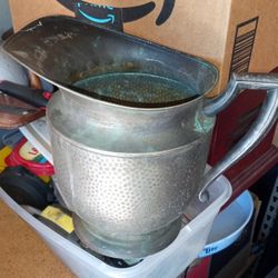 Metal Pitcher Vintage 