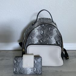 Women’s Backpack And Wallet