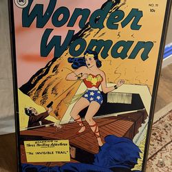 Wonder Woman wooden picture