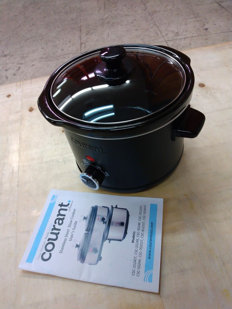 Open Box Courant 2.5 Quart Slow Cooker
CSC-2524K