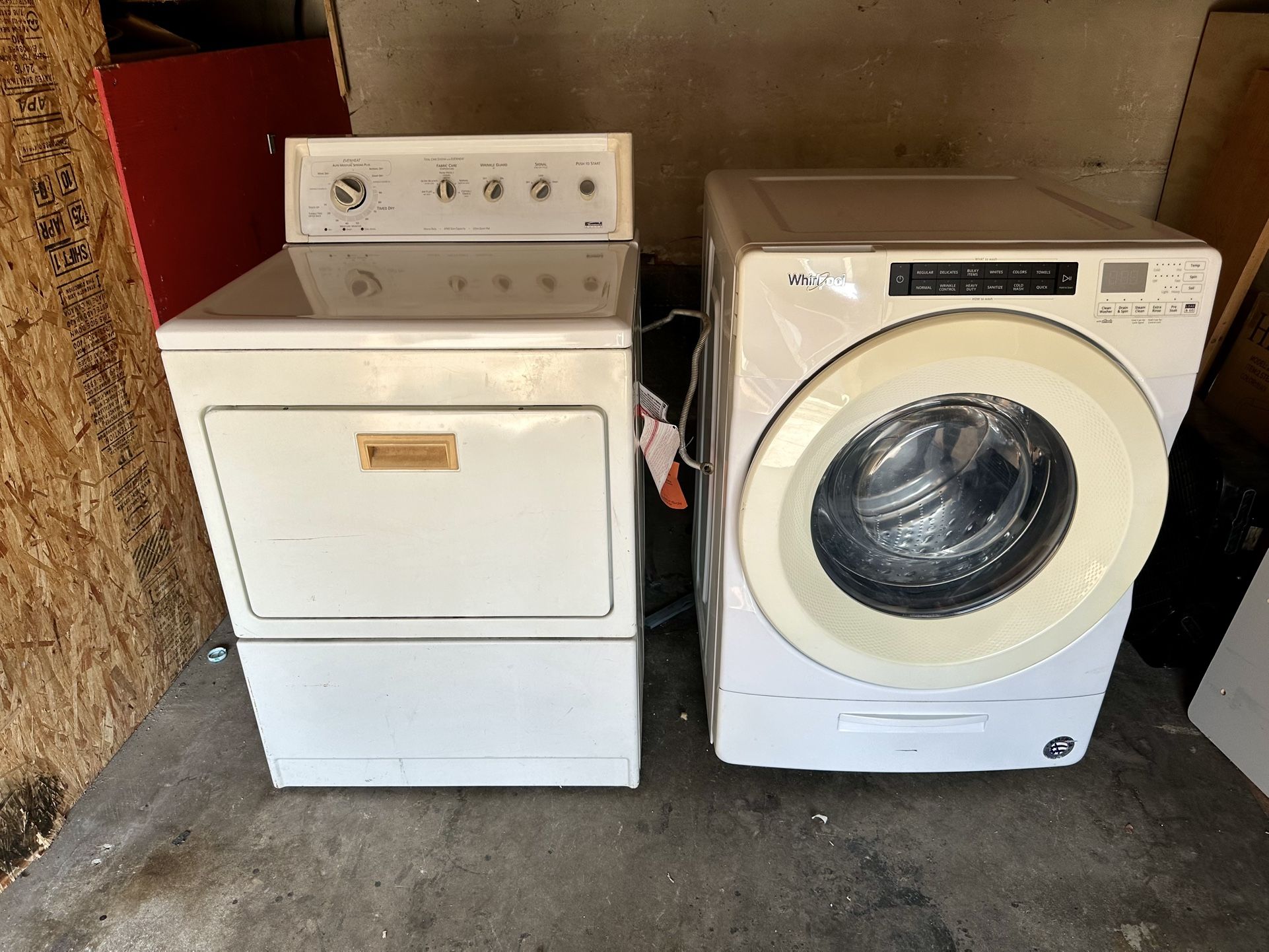 Whirpool Washer & Dryer
