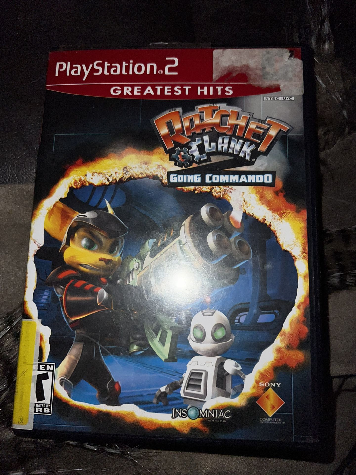 PS2 Ratchet & Clank Going Commando PlayStation 2 PS/2 