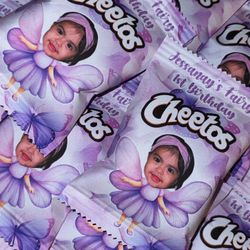 Fairy Butterfly Chip Bags Party Favors 