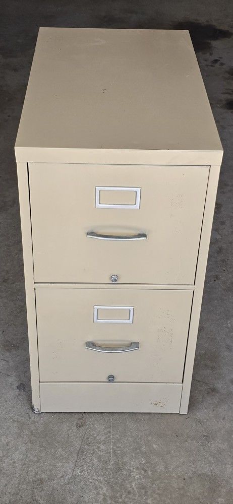 Declutter Your Home Office! Sturdy 2-Drawer File Cabinet