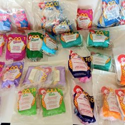 50 McDonalds Barbie Happy Meal Fast Food Toys