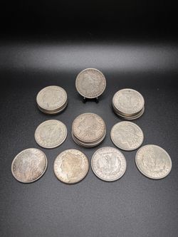 Morgan Silver Dollars – Mixed Years – Fine+ Condition – 90% Silver