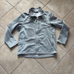The North Face Softshell Jacket – Men’s Large (Light Gray)