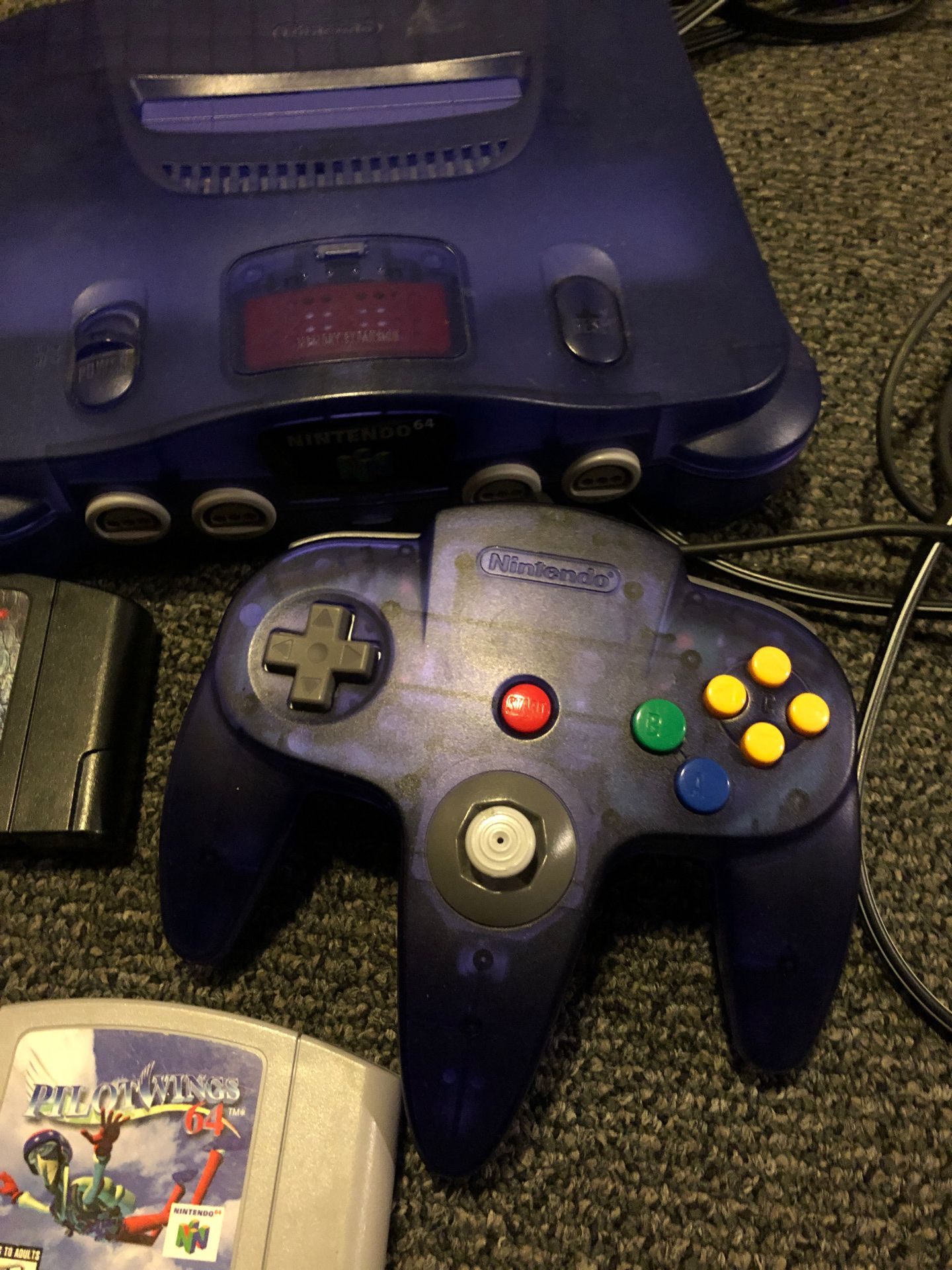 Nintendo 64 purple grape