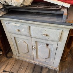 Blue Rustic Dresser