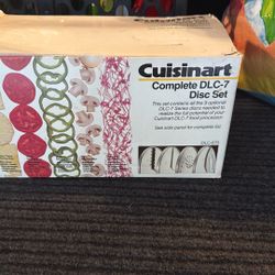 Cuisinart DLC-7 Full Disc Set - Unused (funds Donated To Non Profit)