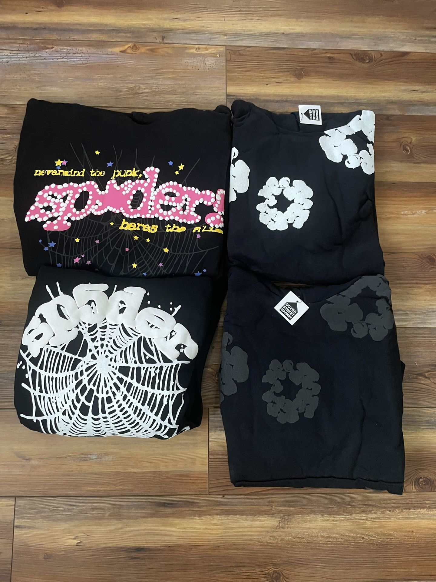 Spider hoodie and denim Teir hoodie