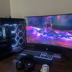 Gaming PC + 32” 165Hz Monitor (i7-14700K / RTX 5070 / 32GB DDR5 / 5TB SSD)