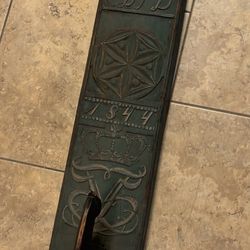 Norwegian Mangle Board 1844