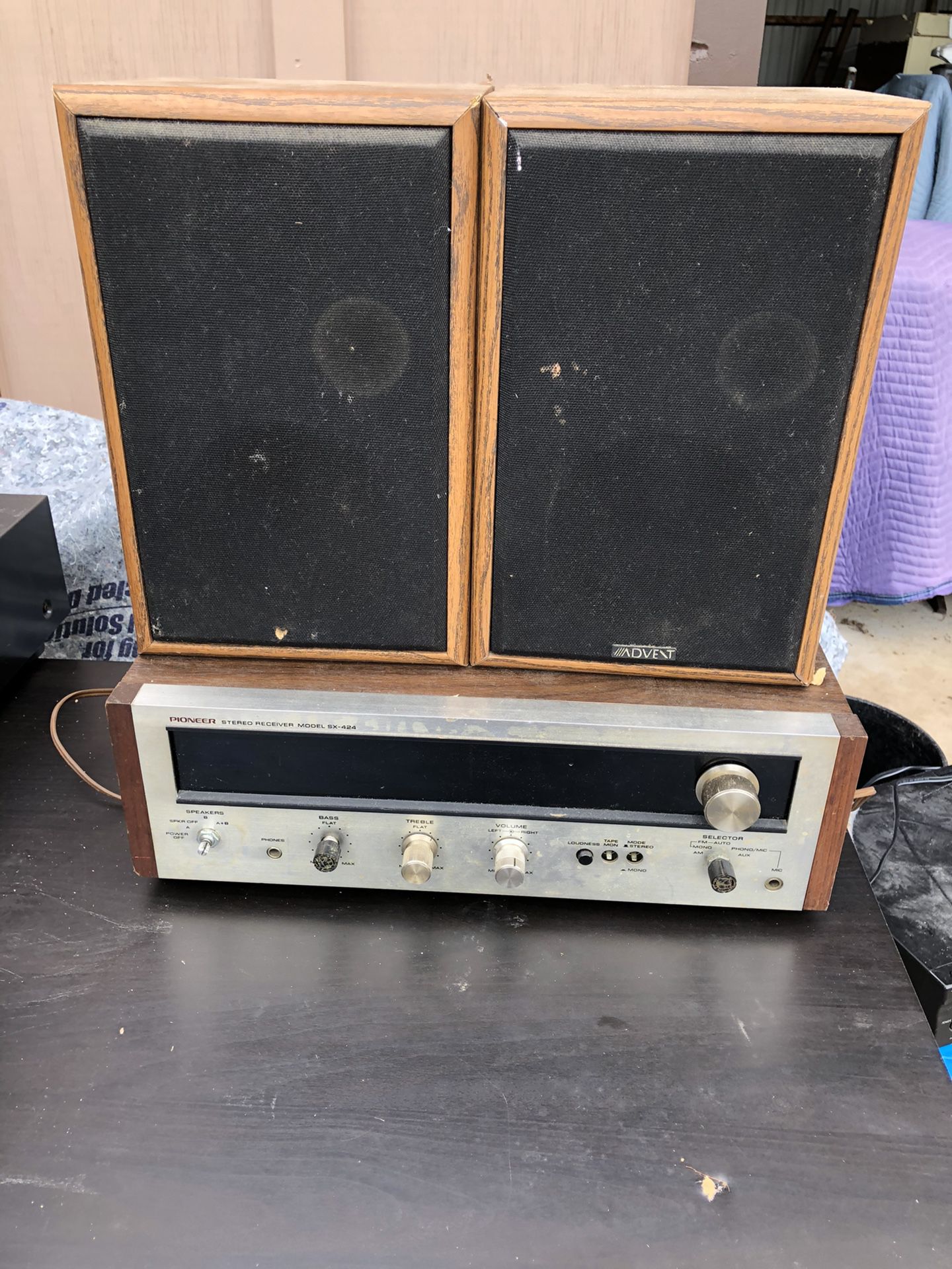 Vintage Pioneer SX 424 receiver