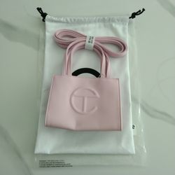 Telfar Small Shopping Bag Bubblegum Pink