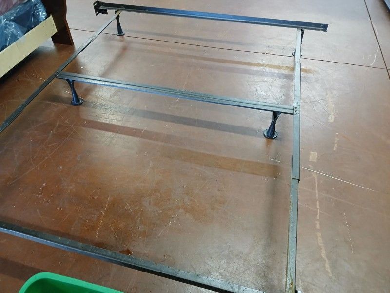 King Size Metal Bed Frame Used Almost New