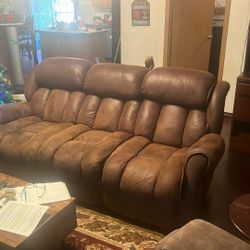 Double Recliner Couch