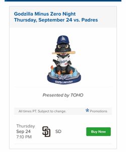 Looking to trade for Godzilla dodgers bobble head