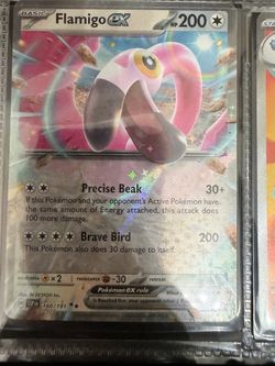 Flamigo ex Pokémon Card 160/191 Holo