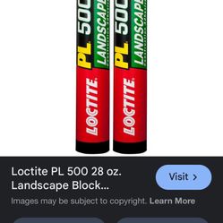 Loctite PL 500 Landscape Qty5 Retail Price 14.99 Ea.
