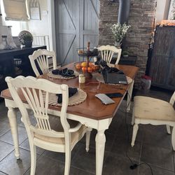 Dining table 4 chairs