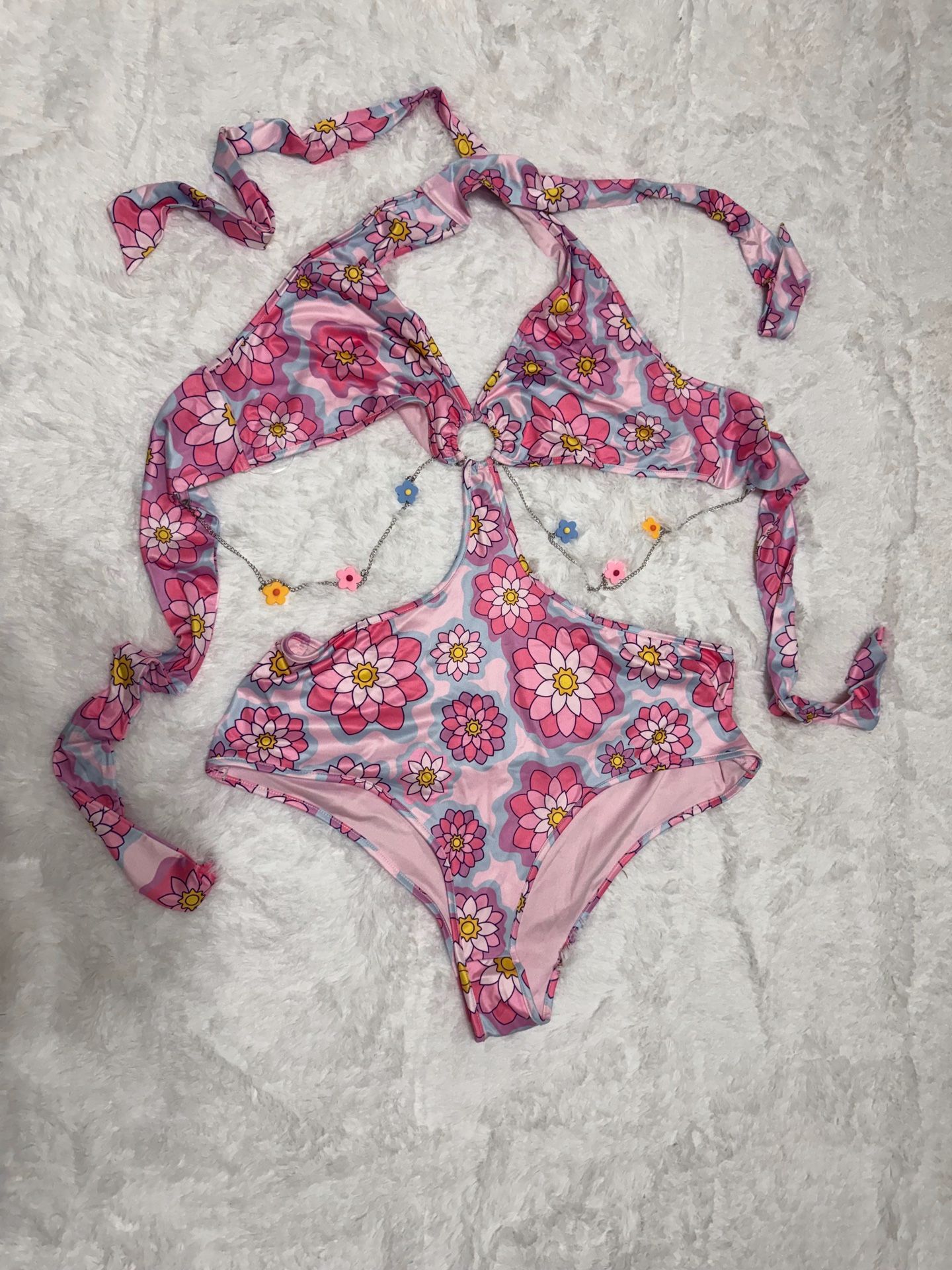 New 3x daisy bodysuit one piece swimsuit festival rave outfit top edc raver