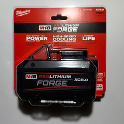 Milwaukee M18 18V Lithium-Ion REDLITHIUM FORGE XC 8.0 Ah Battery Pack
